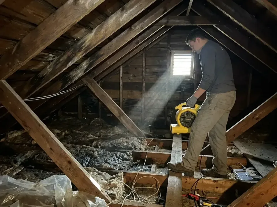attic-water-damage-drying-proc-007 — frequently asked questions, Emergency Water Extraction & 24/7 Flood Response in Stewart…